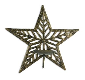 Star Sconce Candle Holders