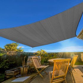 Prohibited From Sale On Amazon XISHAN 16'X16'Dark Grey,Sand,Light Grey,Cream HDPE Sunshade Sail, 160 Grams (Option: 16X16ft-Dark Grey)