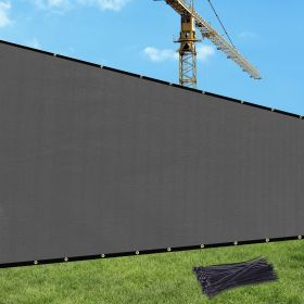 Prohibited From Sale On Amazon XISHAN Fence 4'X50' Dark Grey,Black,Dark Green,Brown HDPE  130 Grams (Option: 4X50ft-Dark Grey)